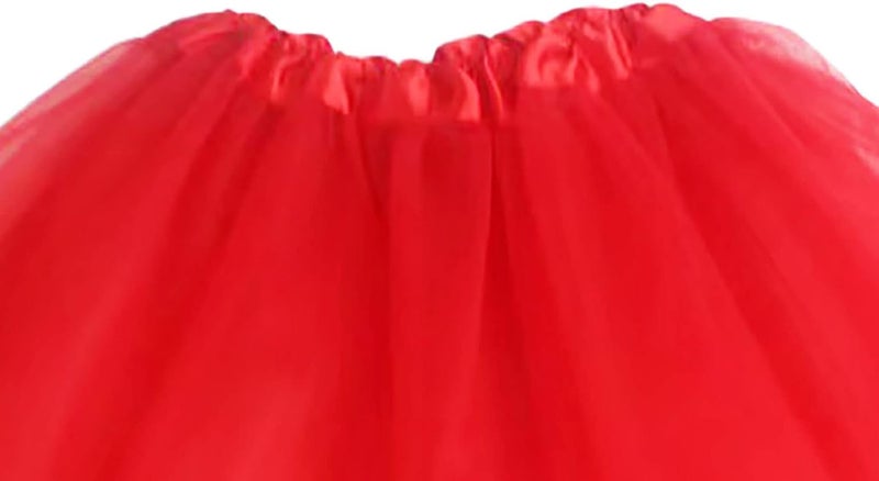 Ayhcclth Girls Tutu Classic Elastic 3 or 4 Layered Tulle Skirt Tutu for Toddler Girl, 2-8Years - Image 2